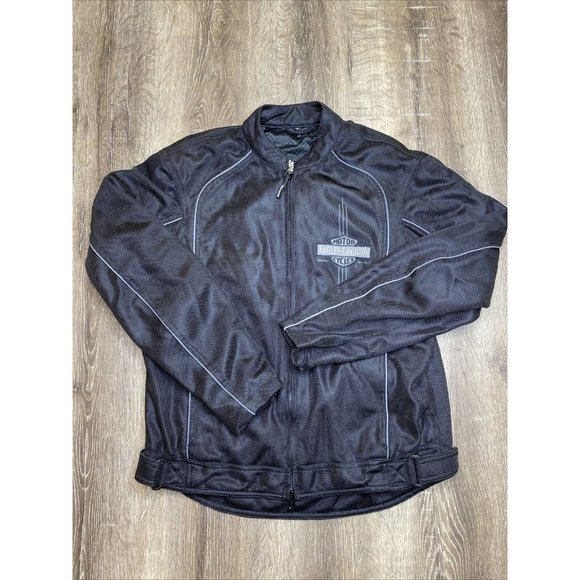 Harley Davidson Black Mesh Casual Breathable Jacket